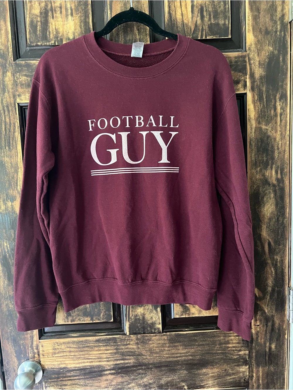 Maroon 'Football Guy' Crewneck Sweatshirt